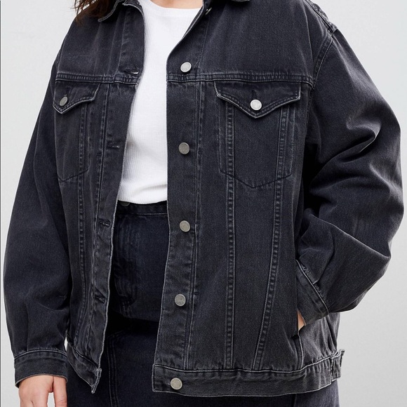 black denim jacket size 20